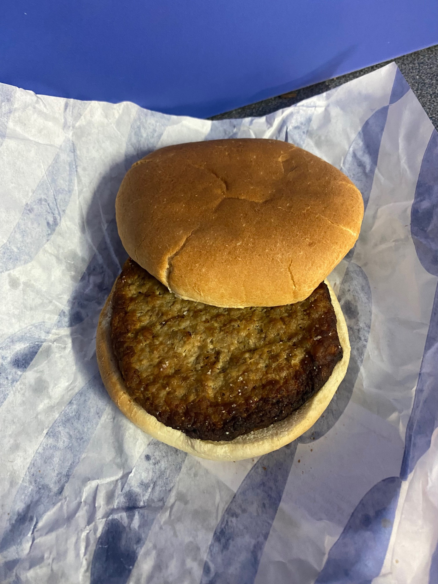 Beef Burger at Loftus Road, Shepherd's Bush